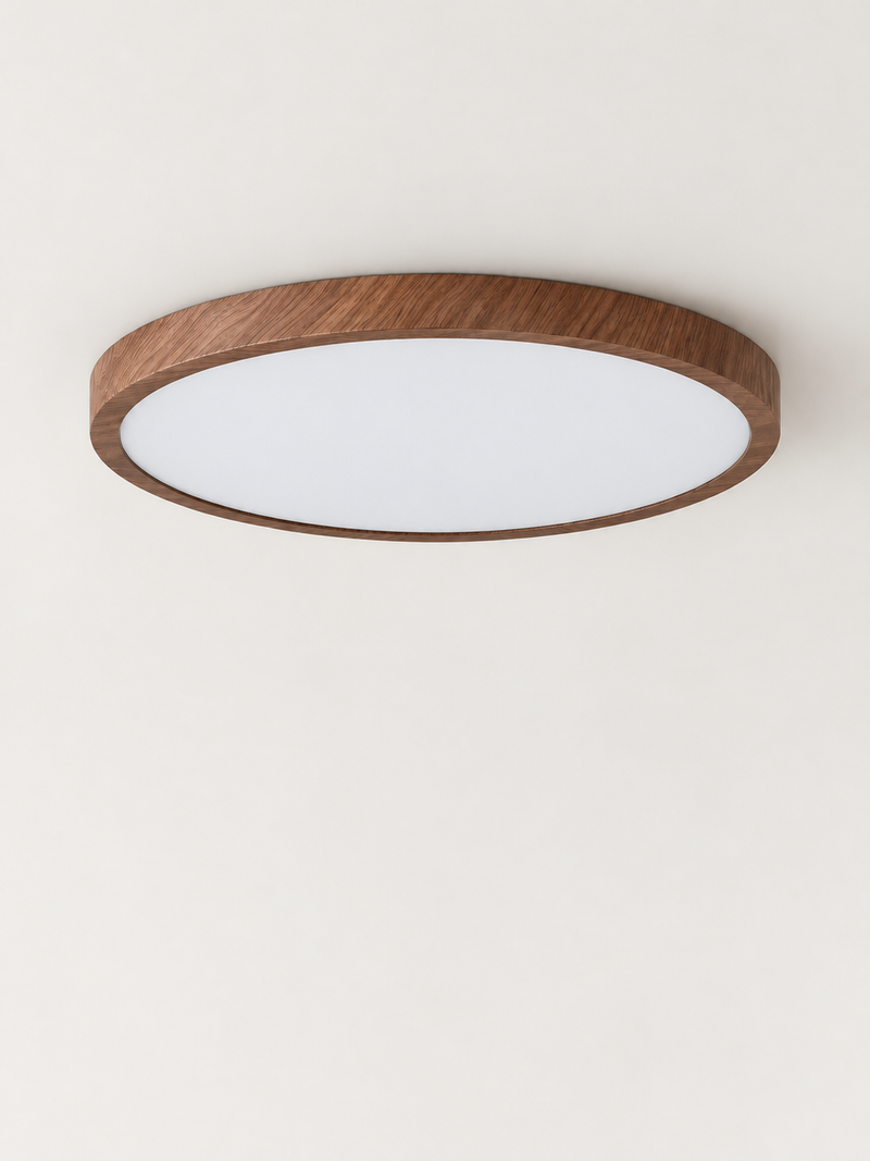 Plafonnier Extra-plat Effet Bois | AXEL