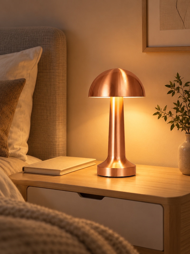 Lampe de Chevet Sans Fil Métal | NINO