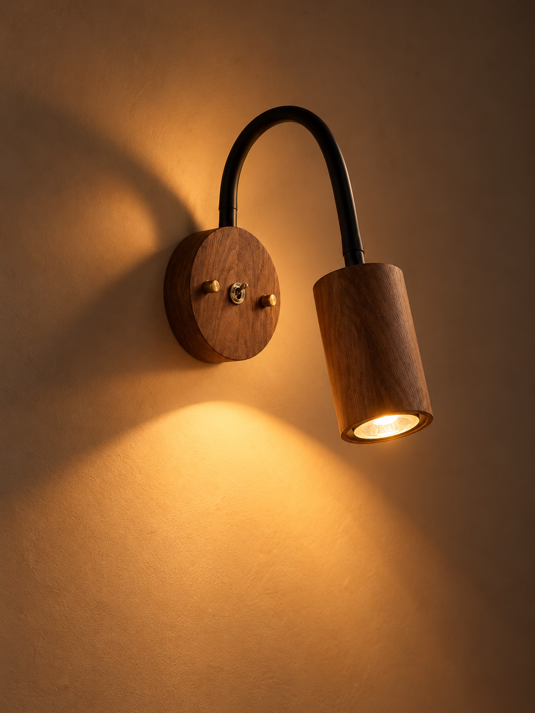 Applique Murale Bois Orientable | MARCEL