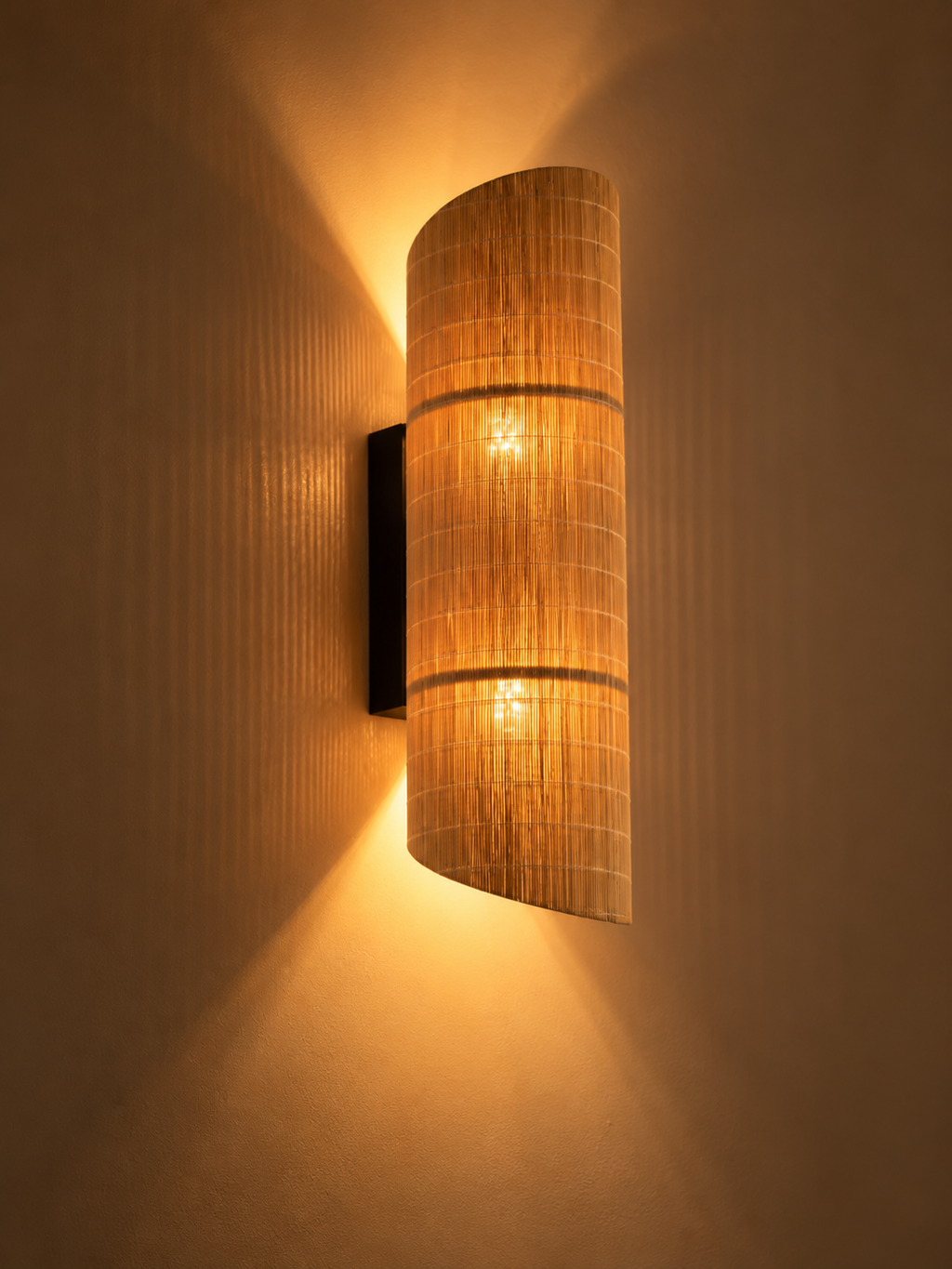 Applique Murale Bambou Tressé | NAÏA