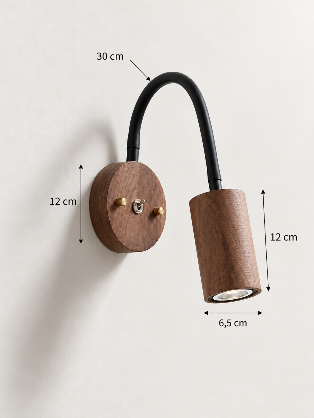 Applique Murale Bois Orientable | MARCEL