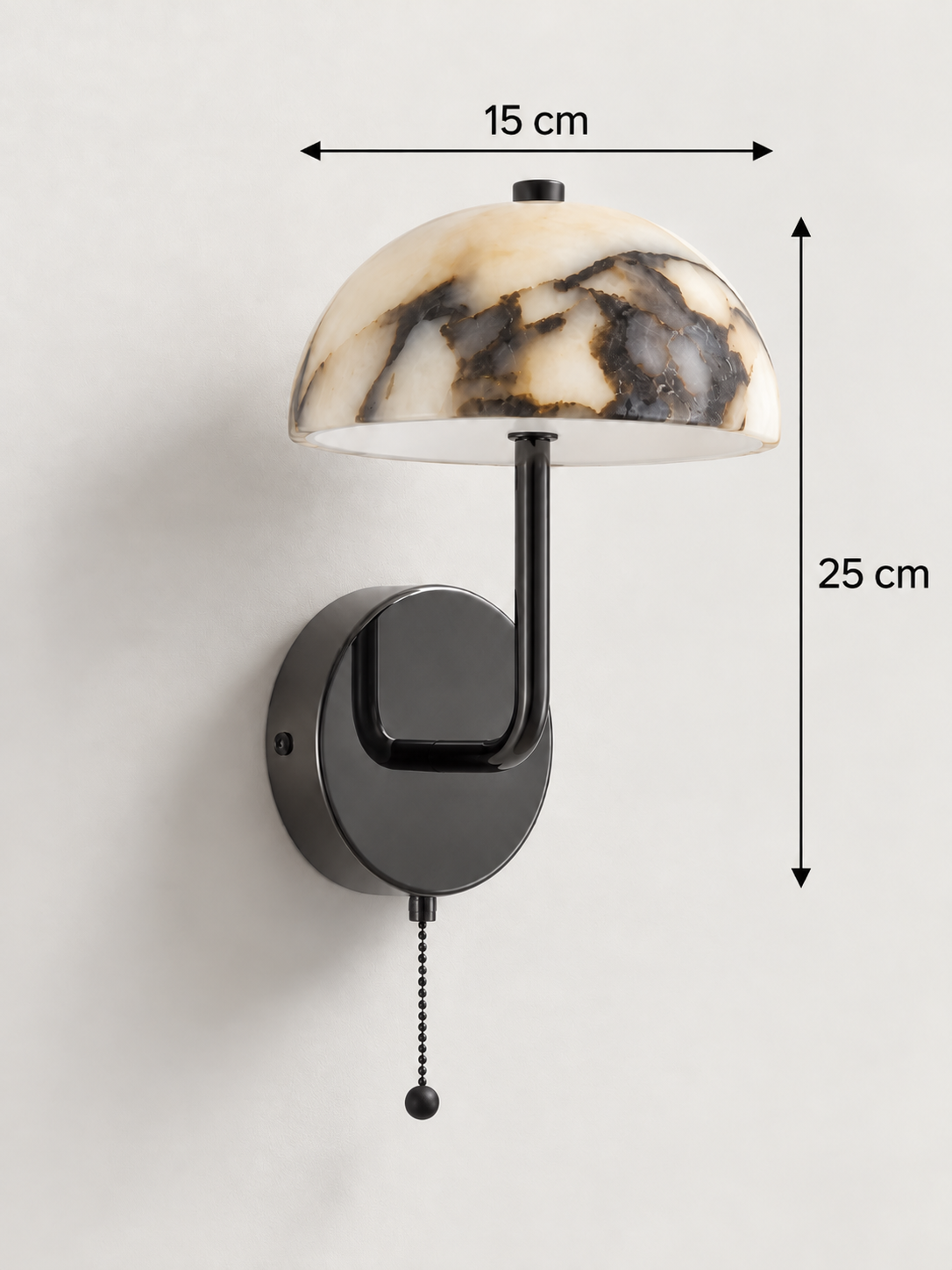 Applique Murale Champignon en Marbre | COLINE