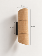 Applique Murale Bambou Tressé | NAÏA