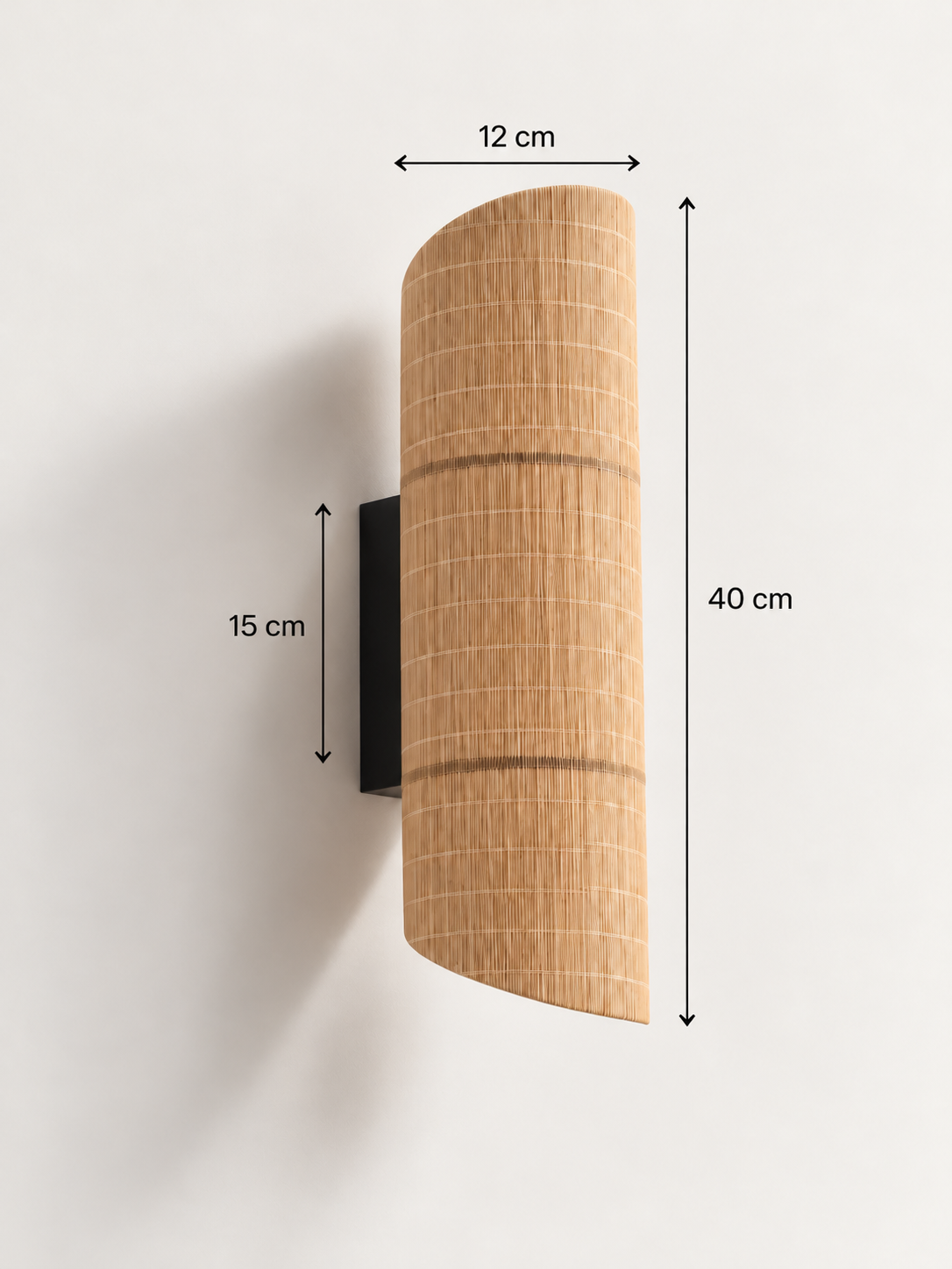 Applique Murale Bambou Tressé | NAÏA