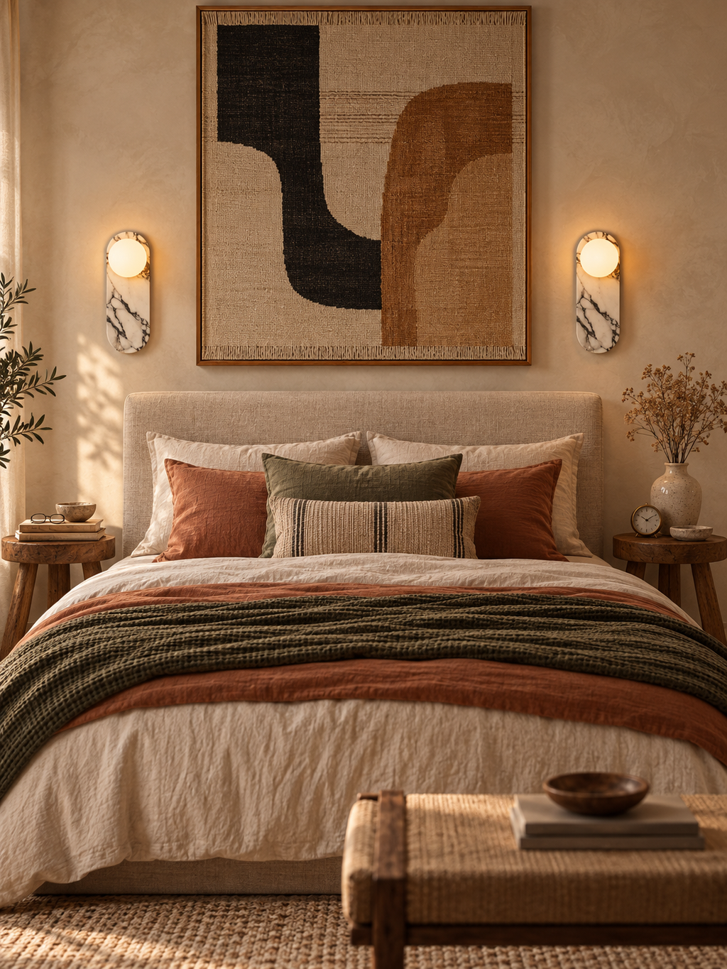 Applique Murale Marbre et Globe Blanc | MAËLLE