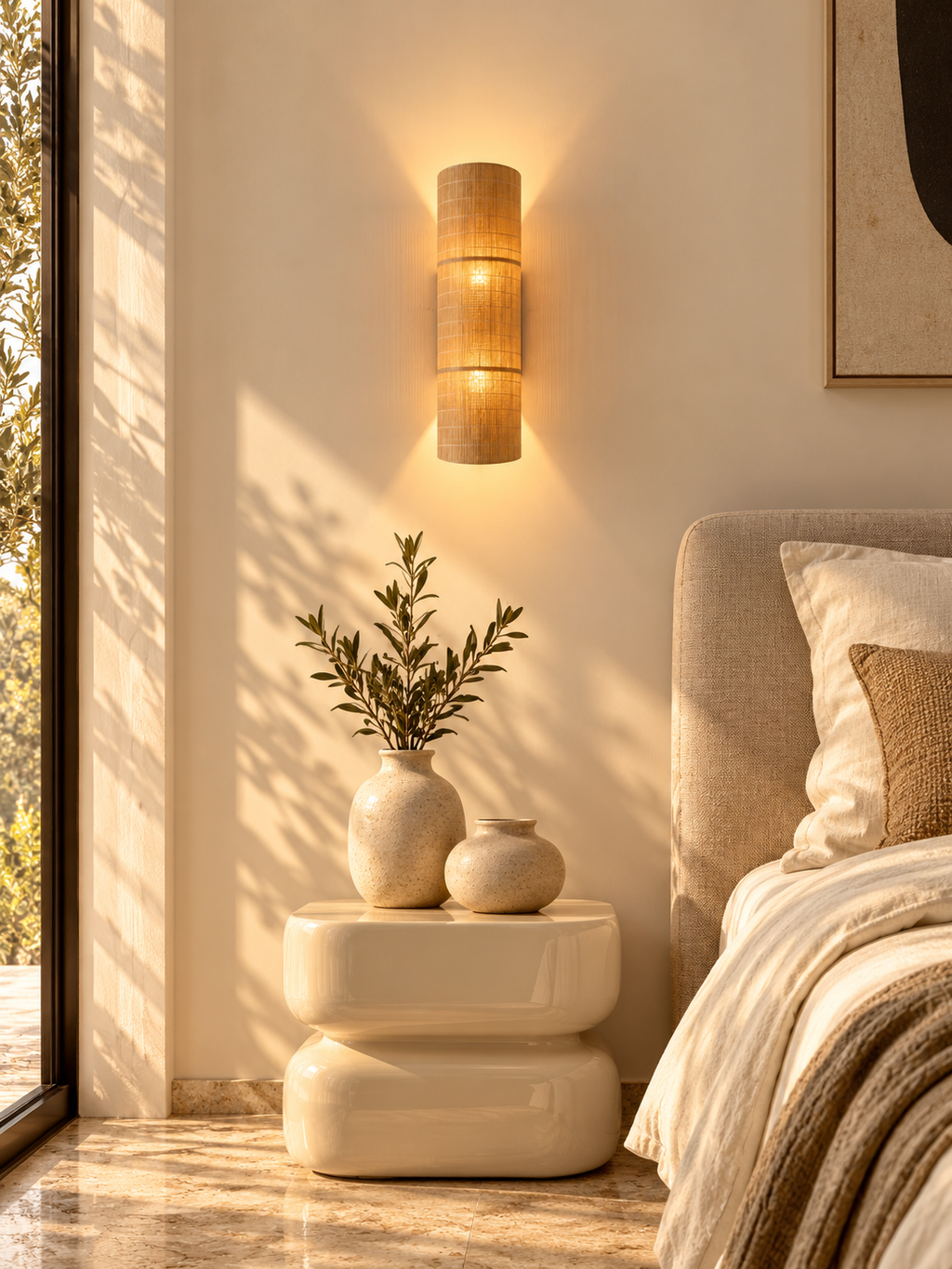 Applique Murale Bambou Tressé | NAÏA