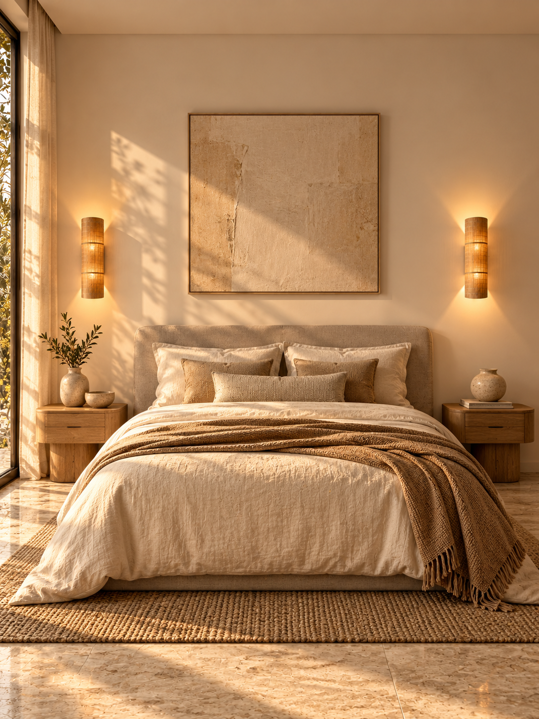 Applique Murale Bambou Tressé | NAÏA