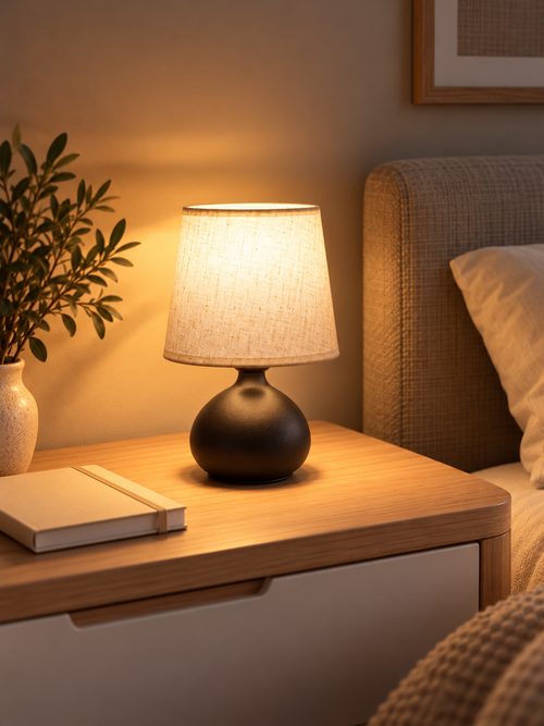 Lampe de Chevet Abat-jour Tissu | LILA