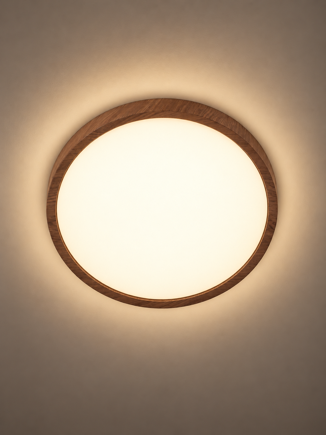 Plafonnier Extra-plat Effet Bois | AXEL
