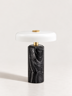 Lampe de Chevet Marbre et Verre | ELSA