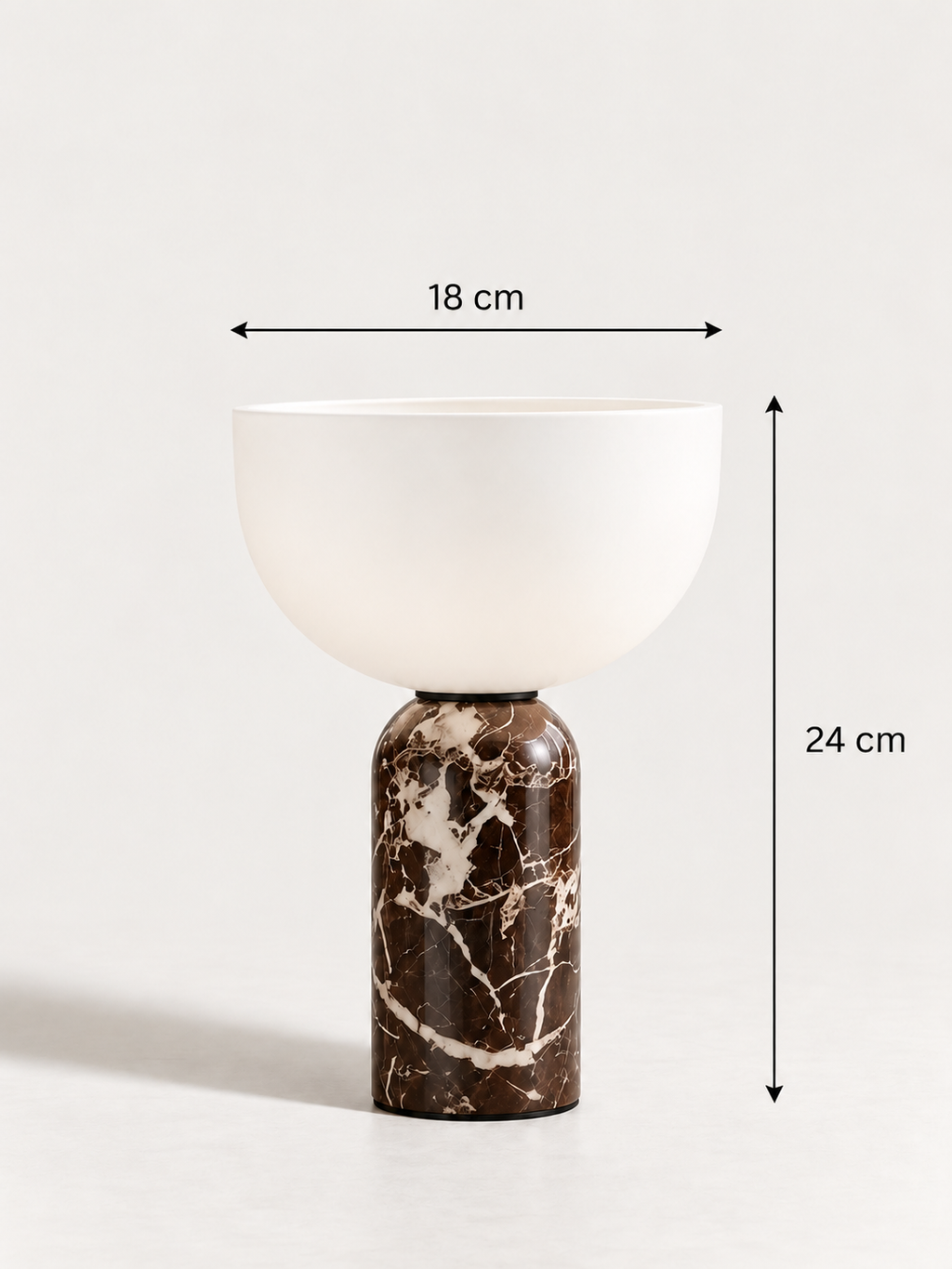 Lampe de Chevet Marbre Rechargeable | ROMANE