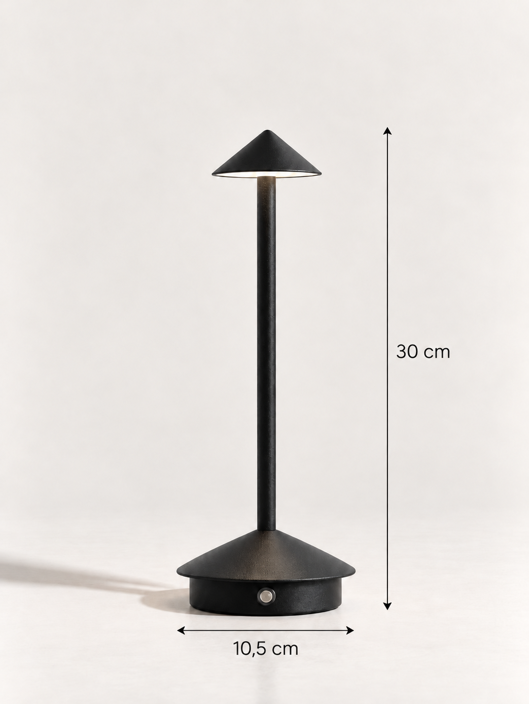 Lampe de Chevet Aluminium Sans Fil | LÉON
