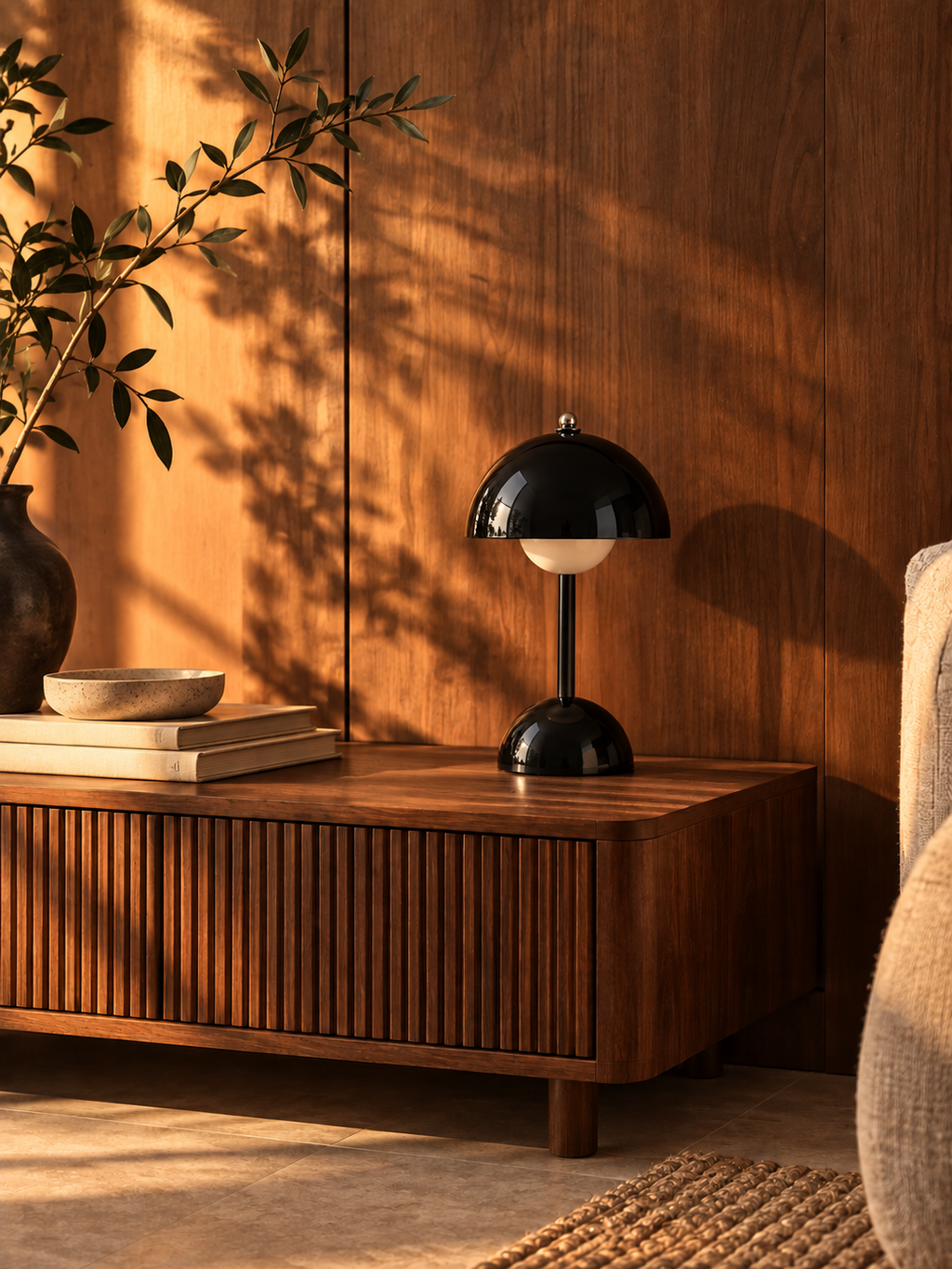 Lampe de Chevet Champignon Sans Fil | OSKAR