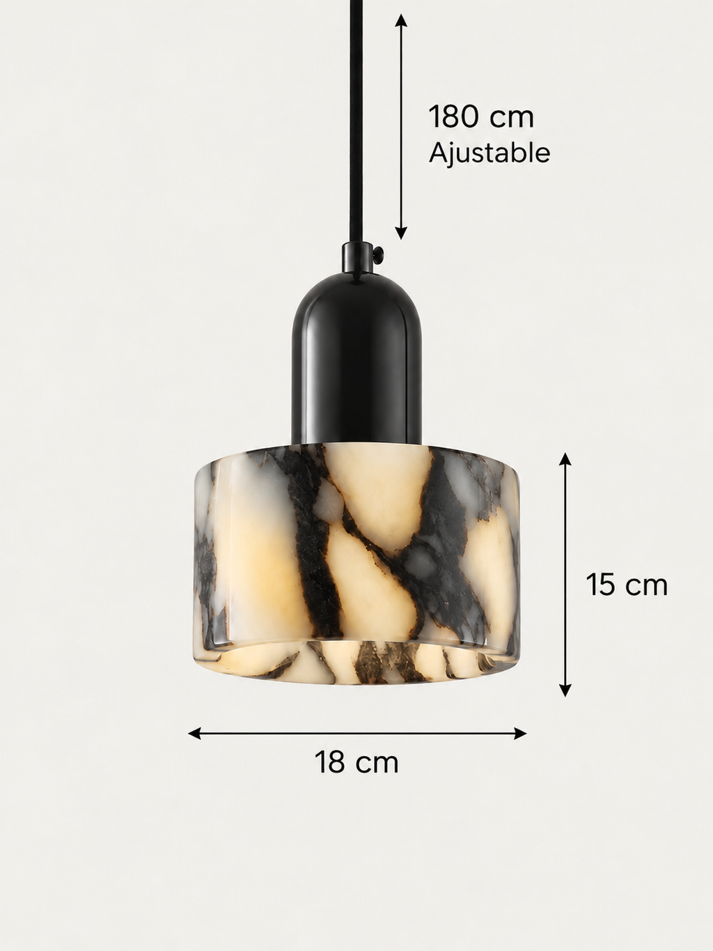 Petite Suspension Marbre de Chevet | ZOÉ