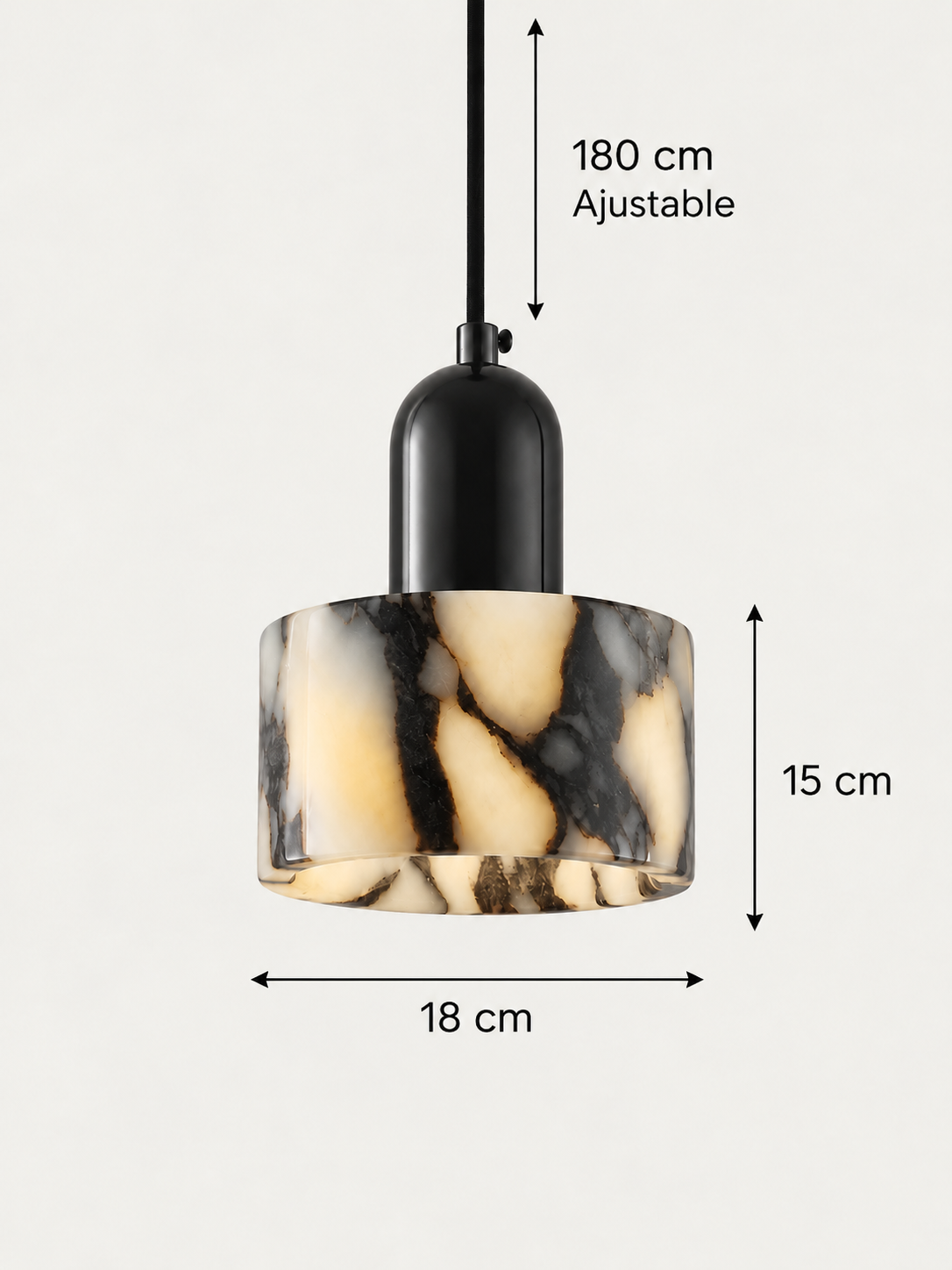Petite Suspension Marbre de Chevet | ZOÉ
