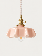 Suspension Verre Fleur avec Interrupteur | FLORE