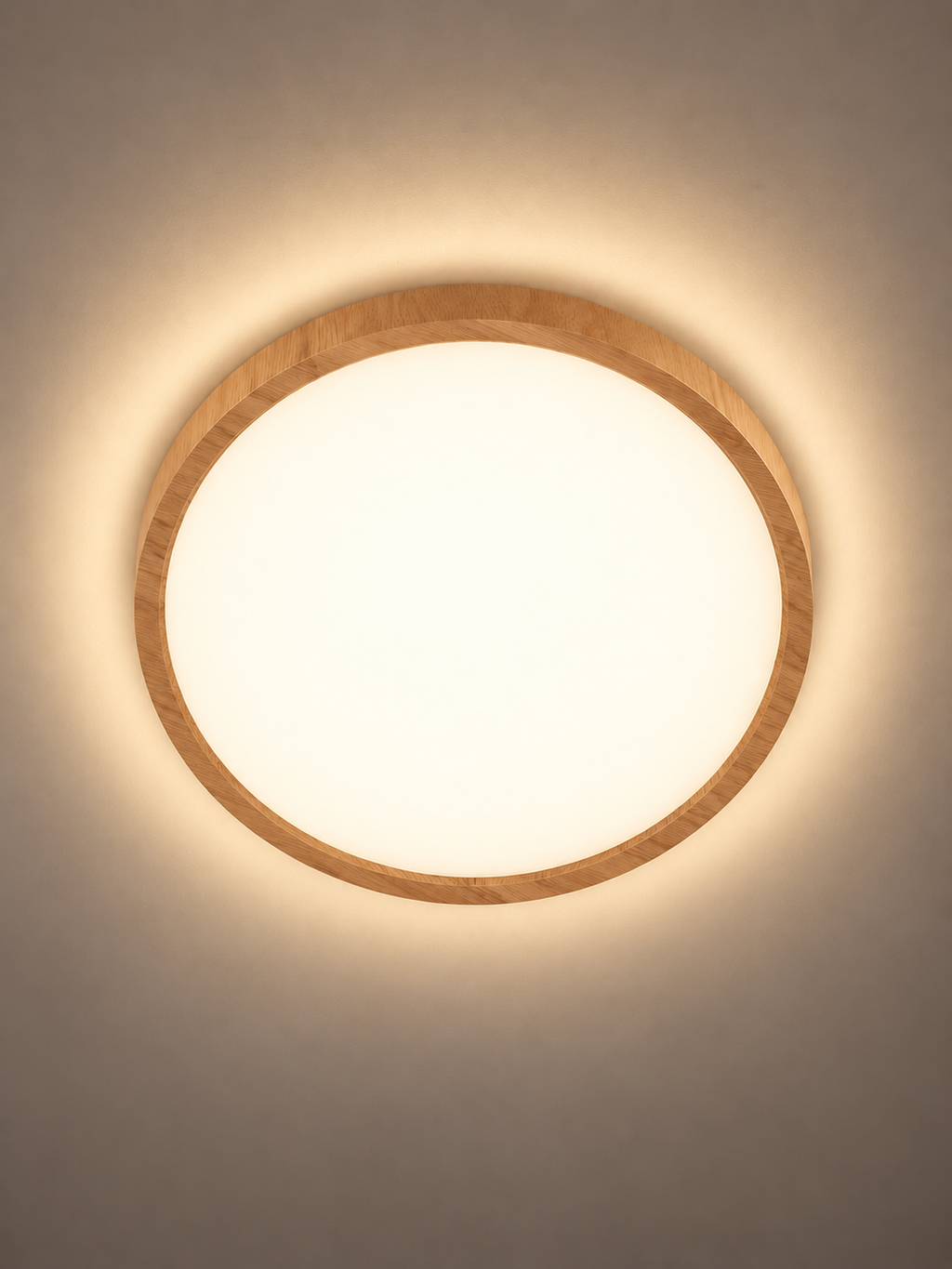 Plafonnier Extra-plat Effet Bois | AXEL