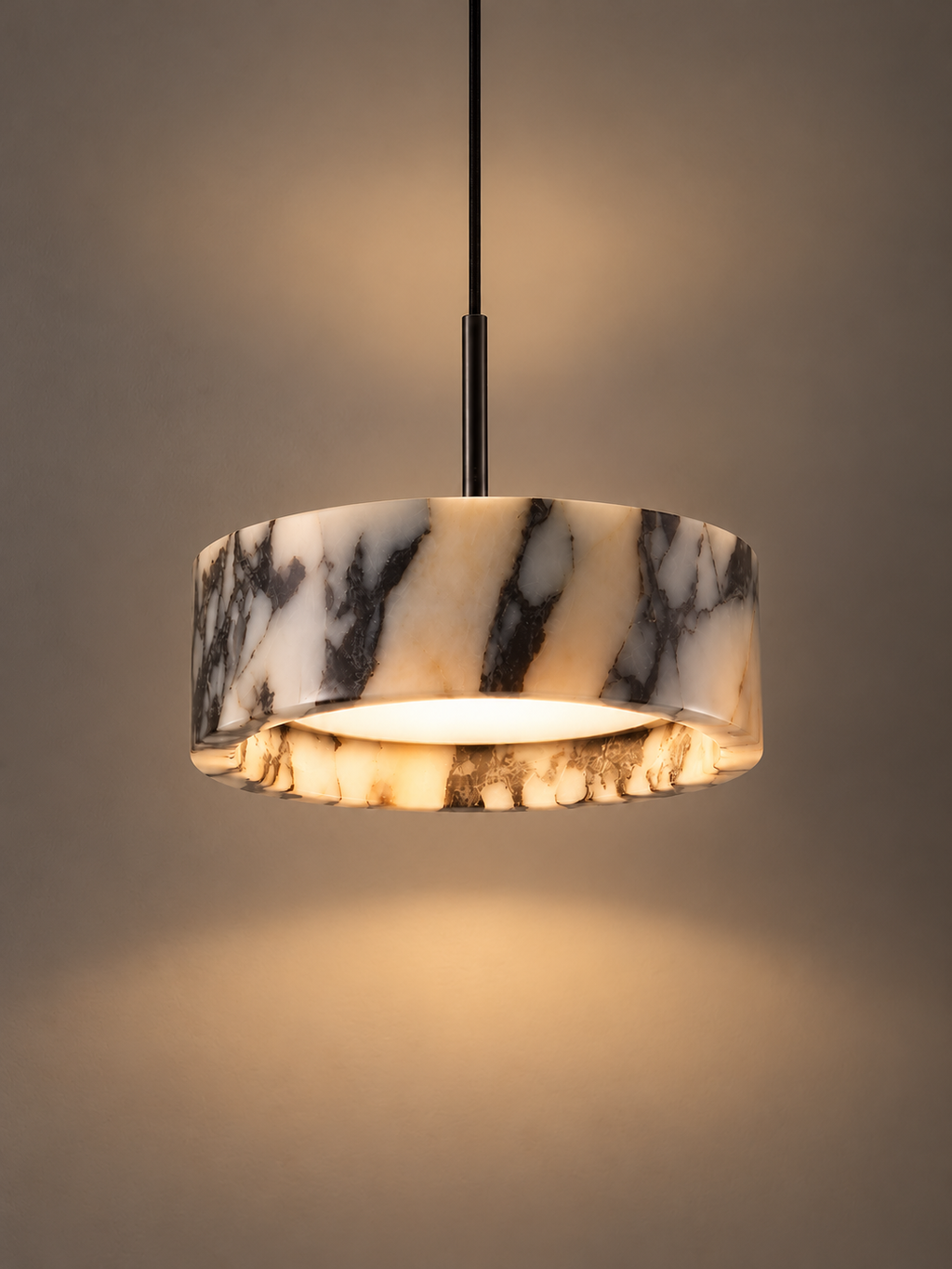 Suspension Pierre Noire Naturelle | NOA