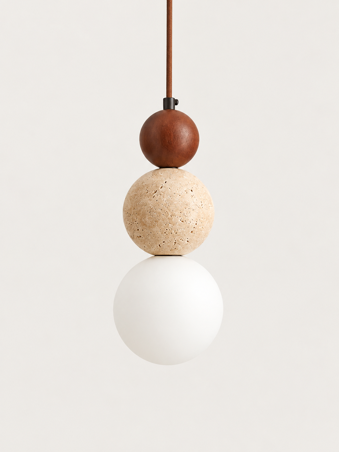 Suspension Pierre et Bois Wabi-Sabi | LISE