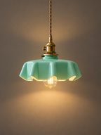 Suspension Verre Fleur avec Interrupteur | FLORE