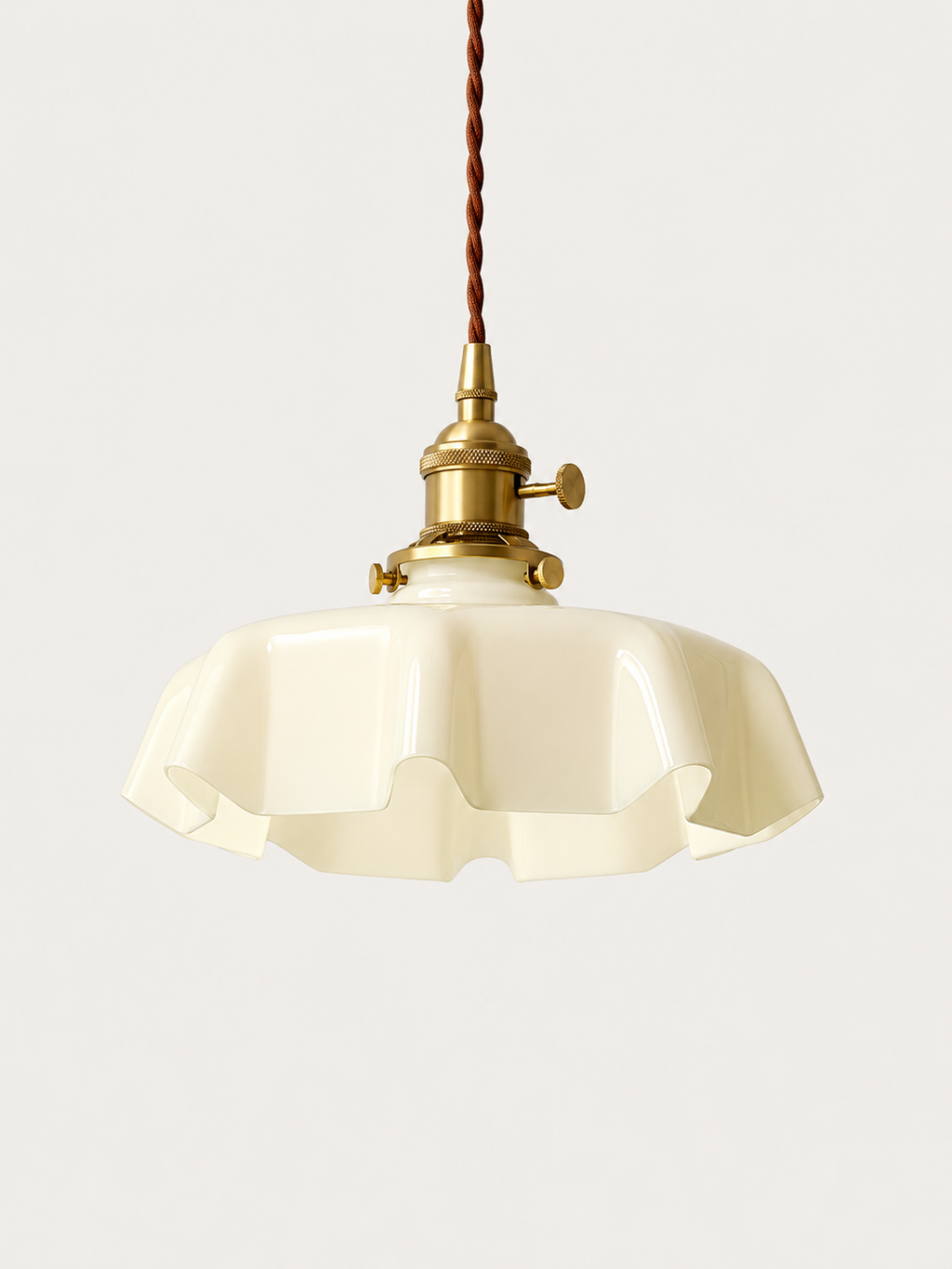 Suspension Verre Fleur avec Interrupteur | FLORE