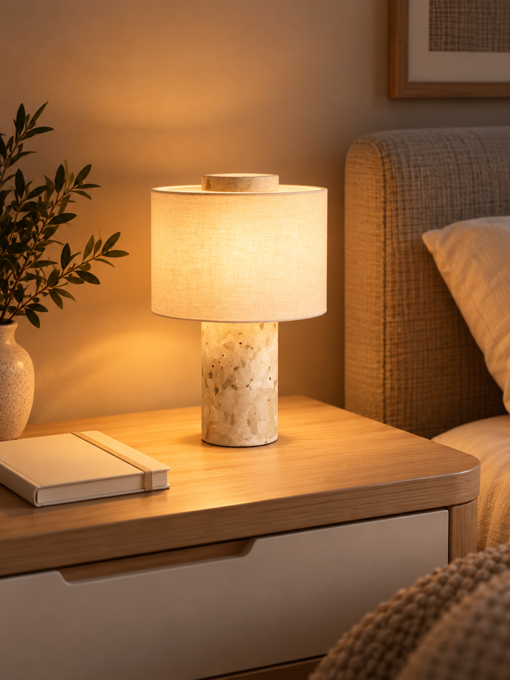 Lampe de Chevet Marbre Sans Fil | SÉLÈNE