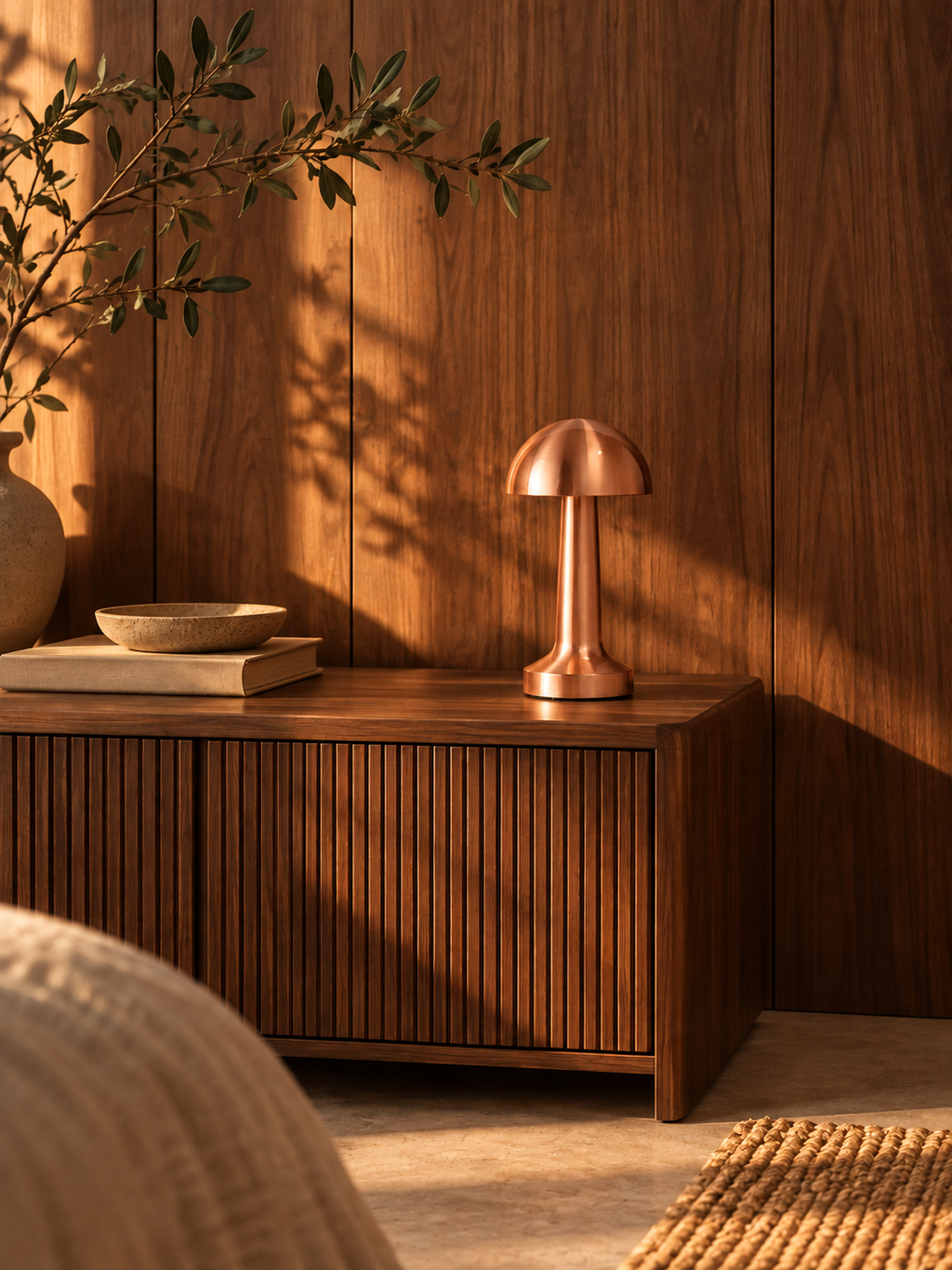 Lampe de Chevet Sans Fil Métal | NINO