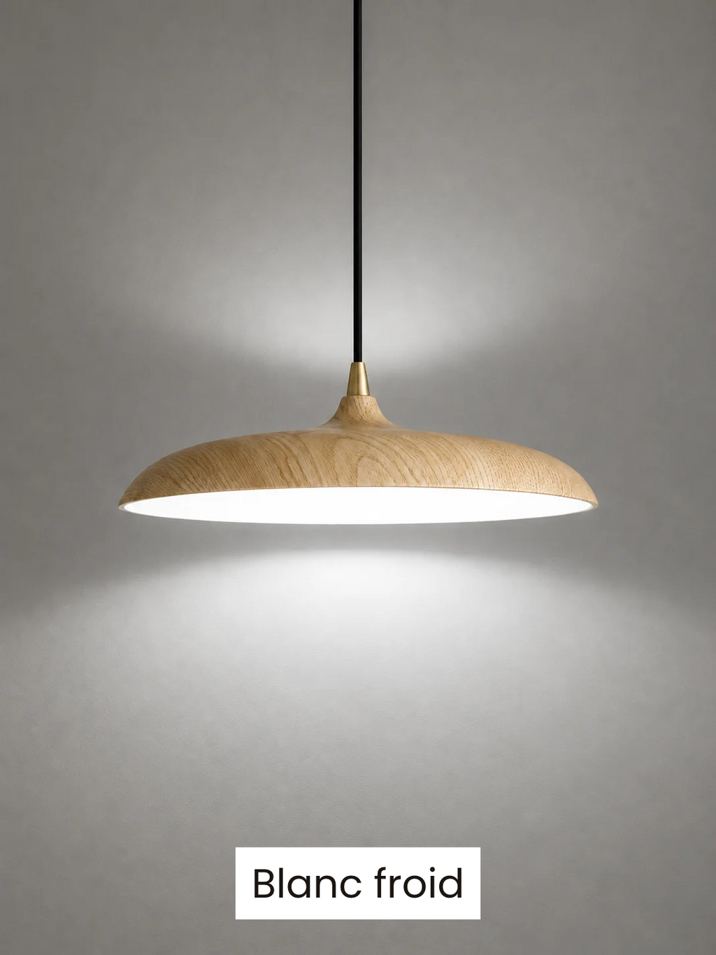 Suspension Métal Effet Bois | PAUL